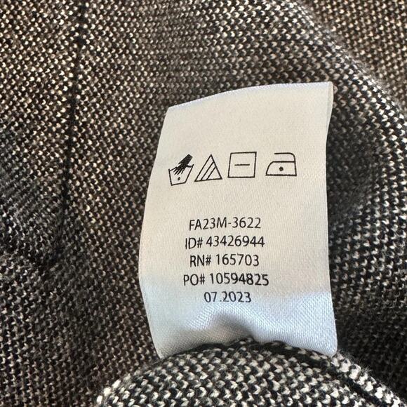 Calligraphie Women’s Black & White Star Longline Open Hooded Cardigan Size S - Picture 9 of 10